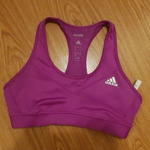 Adidas climate sports bra purple